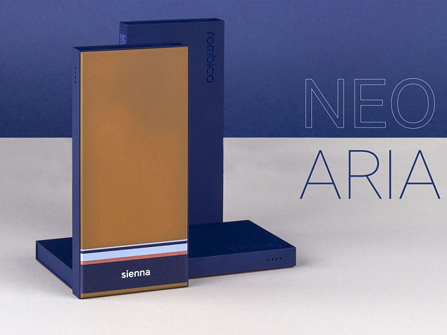Внешний аккумулятор «NEO ARIA», 10000 mAh с логотипом в Балашихе заказать по выгодной цене в кибермаркете AvroraStore