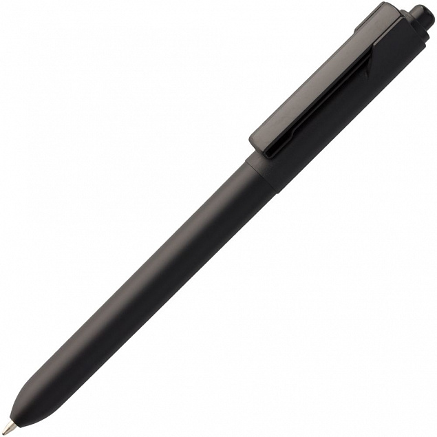 Ручка шариковая Hint, черная с логотипом в Балашихе заказать по выгодной цене в кибермаркете AvroraStore