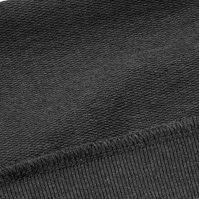 Толстовка с капюшоном унисекс Hoodie, серый меланж (антрацит) с логотипом в Балашихе заказать по выгодной цене в кибермаркете AvroraStore