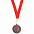 Медаль наградная на ленте  "Золото" с логотипом в Балашихе заказать по выгодной цене в кибермаркете AvroraStore