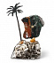 Часы «Пальмовый рай» из яшмы с бронзой с логотипом в Балашихе заказать по выгодной цене в кибермаркете AvroraStore