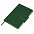 Ежедневник недатированный Stevie, А5,  зеленый, кремовый блок, без обреза с логотипом в Балашихе заказать по выгодной цене в кибермаркете AvroraStore