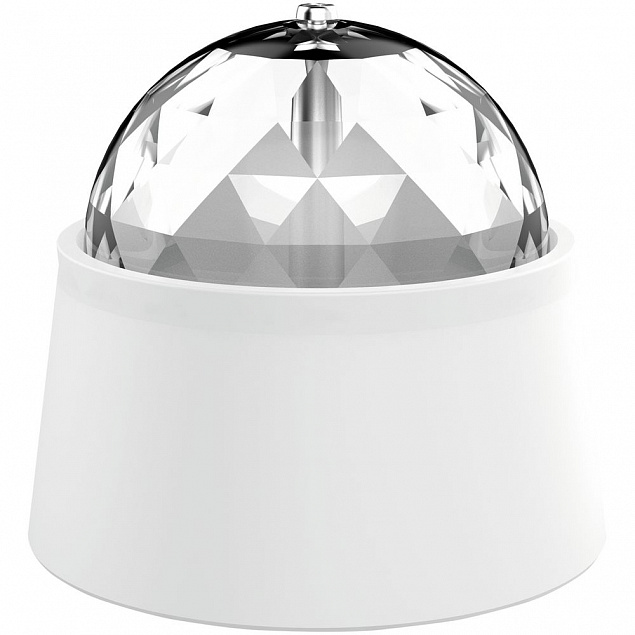 Настольный светильник Gauss Disco с фиксированной проекцией, белый с логотипом в Балашихе заказать по выгодной цене в кибермаркете AvroraStore
