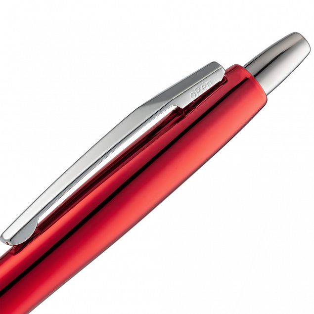Ручка шариковая Barracuda, красная с логотипом в Балашихе заказать по выгодной цене в кибермаркете AvroraStore