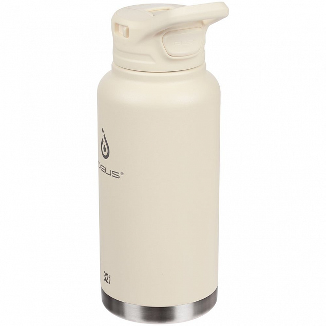 Термобутылка Fujisan XL, белая с логотипом в Балашихе заказать по выгодной цене в кибермаркете AvroraStore