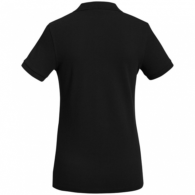 Рубашка поло женская Inspire черная с логотипом в Балашихе заказать по выгодной цене в кибермаркете AvroraStore