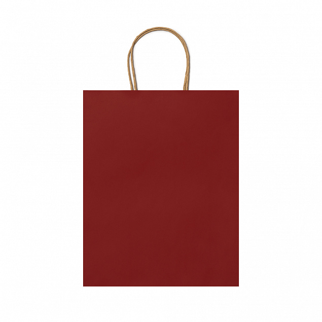 Пакет бумажный ARCE, Красный с логотипом в Балашихе заказать по выгодной цене в кибермаркете AvroraStore