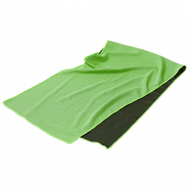 Охлаждающее полотенце Weddell, зеленое с логотипом в Балашихе заказать по выгодной цене в кибермаркете AvroraStore