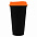 Стакан с крышкой Color Cap Black, черный с логотипом в Балашихе заказать по выгодной цене в кибермаркете AvroraStore