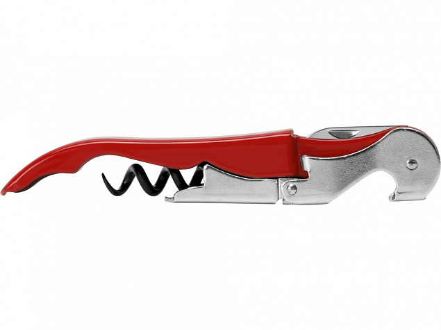 PULLTAPS BASIC FIRE RED/Нож сомелье Pulltap's Basic, красный с логотипом в Балашихе заказать по выгодной цене в кибермаркете AvroraStore