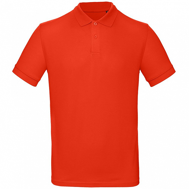 Рубашка поло мужская Inspire, красная с логотипом в Балашихе заказать по выгодной цене в кибермаркете AvroraStore