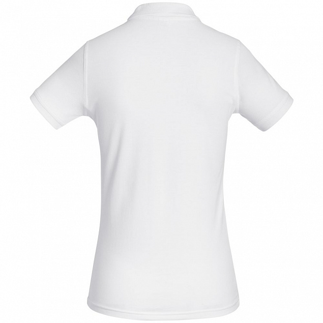Рубашка поло женская Safran Timeless белая с логотипом в Балашихе заказать по выгодной цене в кибермаркете AvroraStore