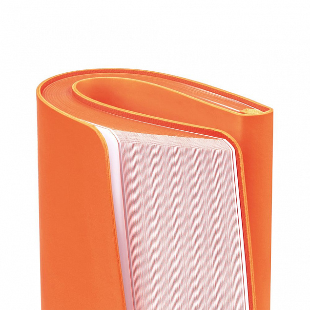 Блокнот Flex Shall, оранжевый с логотипом в Балашихе заказать по выгодной цене в кибермаркете AvroraStore