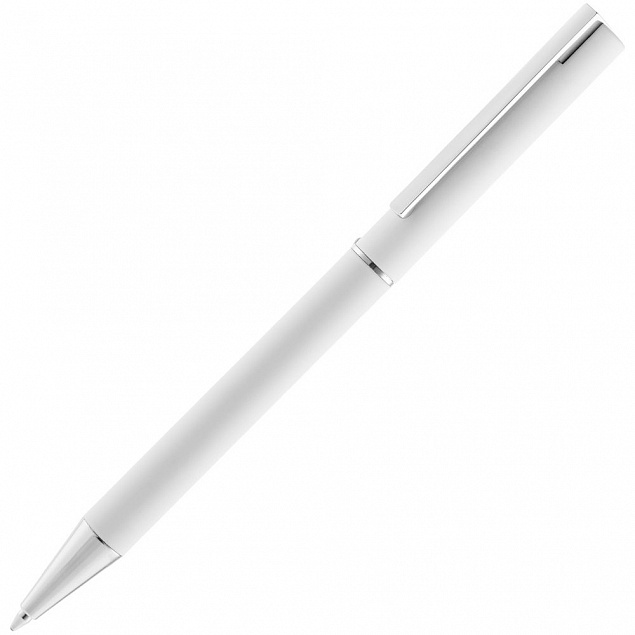 Ручка шариковая Blade Soft Touch, белая с логотипом в Балашихе заказать по выгодной цене в кибермаркете AvroraStore