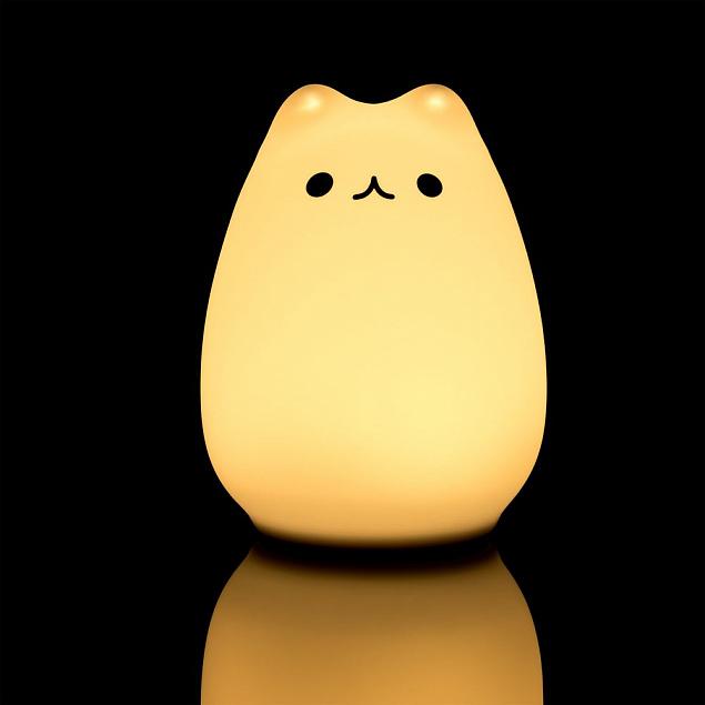 Силиконовый светильник Cosmic Cat с логотипом в Балашихе заказать по выгодной цене в кибермаркете AvroraStore