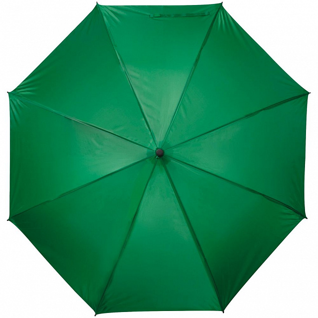 Зонт-трость Charme, зеленый с логотипом в Балашихе заказать по выгодной цене в кибермаркете AvroraStore