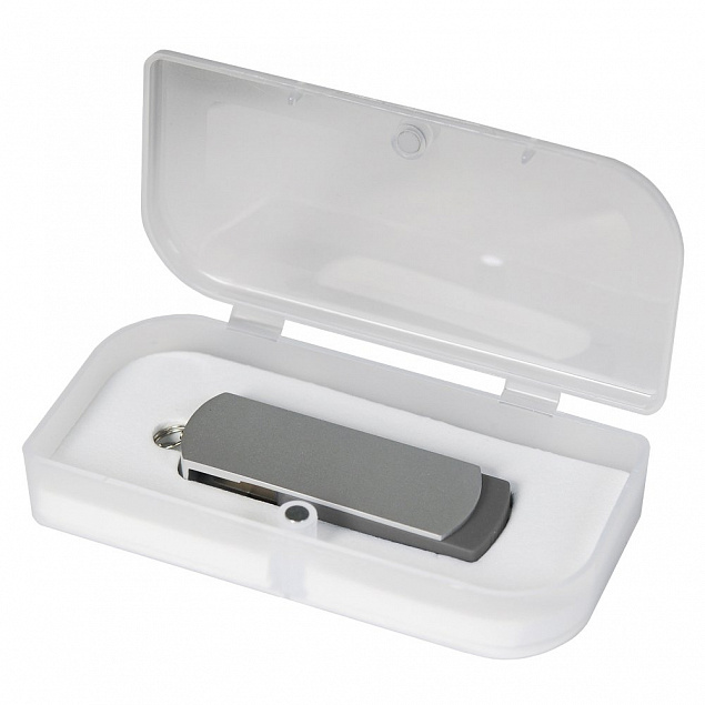 USB Флешка, Elegante, 16 Gb, серебряный, в подарочной упаковке с логотипом в Балашихе заказать по выгодной цене в кибермаркете AvroraStore