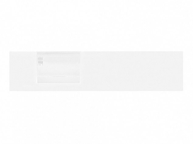Подставка под ручку и скрепки Потакет, белый/прозрачный с логотипом в Балашихе заказать по выгодной цене в кибермаркете AvroraStore