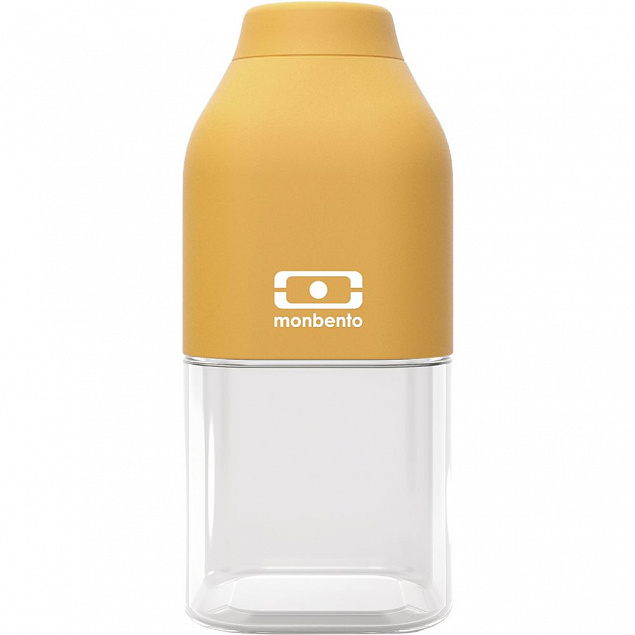 Бутылка MB Positive S, желтая (горчичная) с логотипом в Балашихе заказать по выгодной цене в кибермаркете AvroraStore