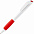Ручка шариковая Grip, белая с оранжевым с логотипом в Балашихе заказать по выгодной цене в кибермаркете AvroraStore