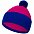 Шапка Snappy, розовая (фуксия) с синим с логотипом в Балашихе заказать по выгодной цене в кибермаркете AvroraStore