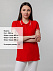 Рубашка поло женская Virma Stripes Lady, красная с логотипом в Балашихе заказать по выгодной цене в кибермаркете AvroraStore