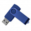 USB flash-карта DOT (8Гб), синий, 5,8х2х1,1см, пластик, металл с логотипом в Балашихе заказать по выгодной цене в кибермаркете AvroraStore
