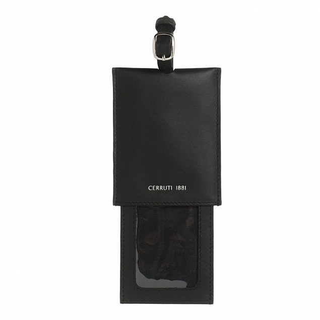 Набор Zoom: кошелек и багажная бирка, черный с логотипом в Балашихе заказать по выгодной цене в кибермаркете AvroraStore