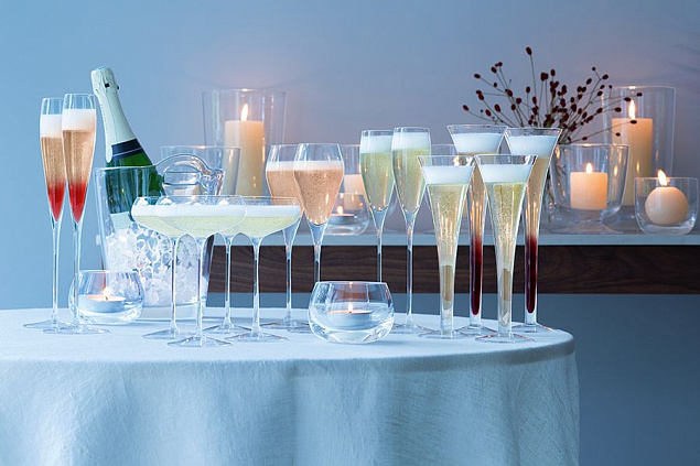 Набор малых бокалов для шампанского Bar с логотипом в Балашихе заказать по выгодной цене в кибермаркете AvroraStore