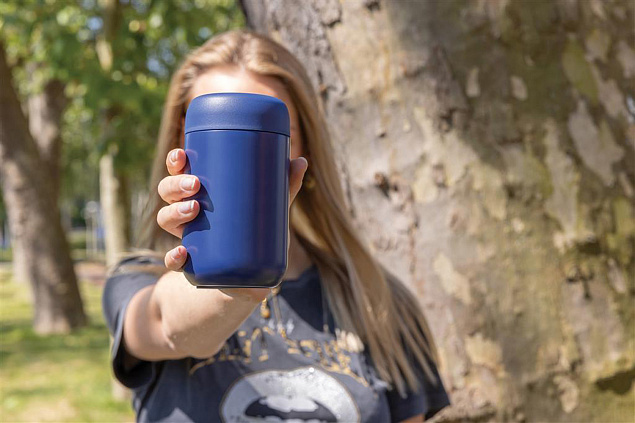 Вакуумный стакан для кофе Brew из переработанной нержавеющей стали RCS, 360 мл с логотипом в Балашихе заказать по выгодной цене в кибермаркете AvroraStore