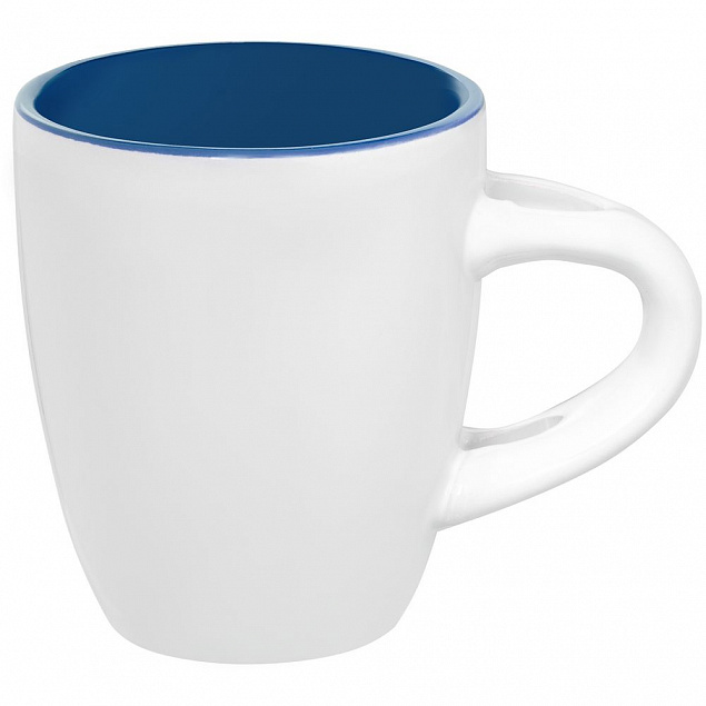 Кофейная кружка Pairy с ложкой, синяя с логотипом в Балашихе заказать по выгодной цене в кибермаркете AvroraStore