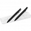 Набор Pin Soft Touch: ручка и карандаш, черный с логотипом в Балашихе заказать по выгодной цене в кибермаркете AvroraStore