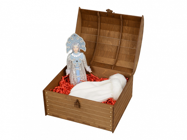 Подарочный набор Новогоднее настроение: кукла-снегурочка, варежки с логотипом в Балашихе заказать по выгодной цене в кибермаркете AvroraStore