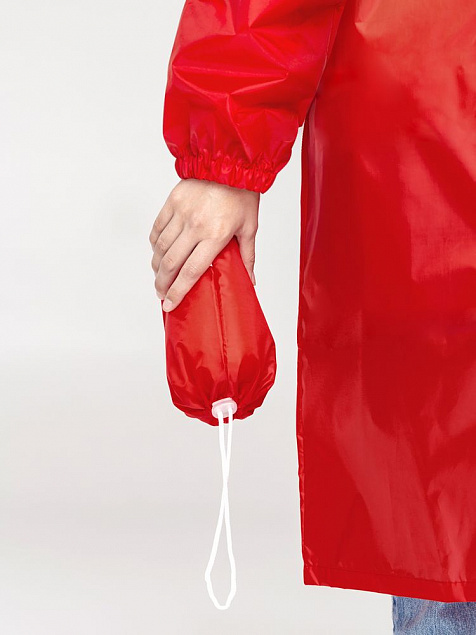 Дождевик Rainman Zip, красный с логотипом в Балашихе заказать по выгодной цене в кибермаркете AvroraStore