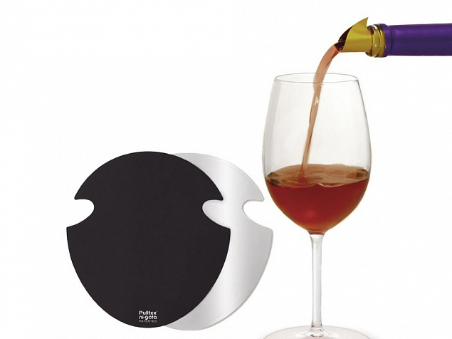Набор аксессуаров для вина Nigota, серебристый с логотипом в Балашихе заказать по выгодной цене в кибермаркете AvroraStore
