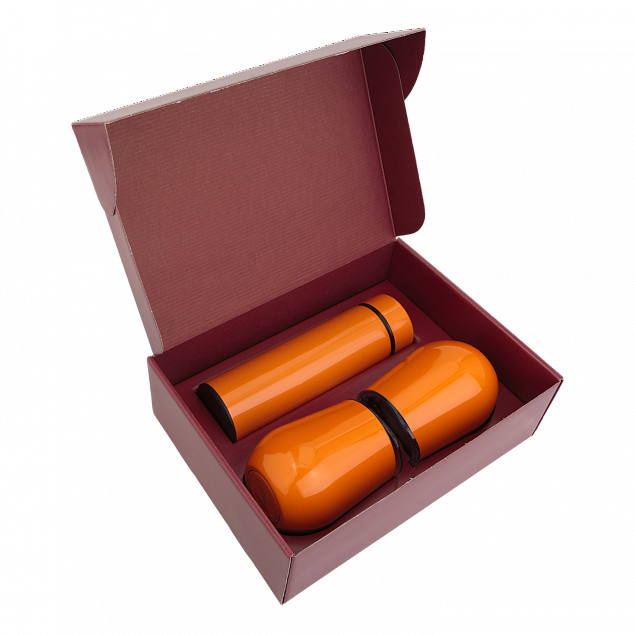 Набор Hot Box C2 red (оранжевый) с логотипом в Балашихе заказать по выгодной цене в кибермаркете AvroraStore