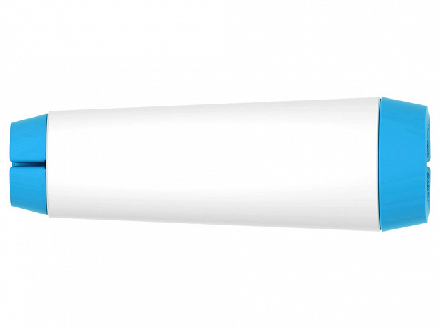 Держатель для кабеля Тwisti, голубой/белый с логотипом в Балашихе заказать по выгодной цене в кибермаркете AvroraStore