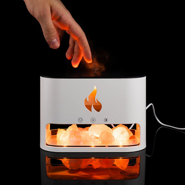 Настольный увлажнитель-ароматизатор Fusion Blaze, белый с логотипом в Балашихе заказать по выгодной цене в кибермаркете AvroraStore