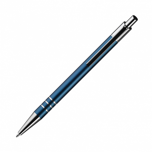 Шариковая ручка City, синяя с логотипом в Балашихе заказать по выгодной цене в кибермаркете AvroraStore