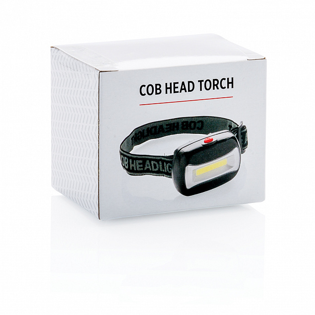 Налобный фонарь COB (Chip-on-Board) с логотипом в Балашихе заказать по выгодной цене в кибермаркете AvroraStore