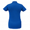 Рубашка поло женская ID.001 ярко-синяя с логотипом в Балашихе заказать по выгодной цене в кибермаркете AvroraStore
