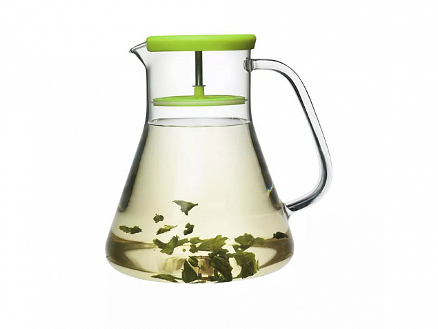 Чайник стеклянный Dancing Leaf с логотипом в Балашихе заказать по выгодной цене в кибермаркете AvroraStore