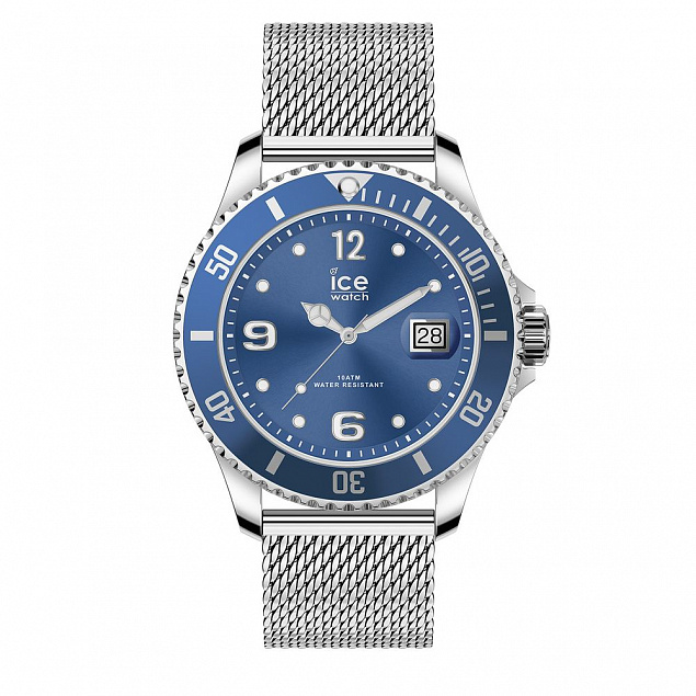 Часы наручные,синий с логотипом в Балашихе заказать по выгодной цене в кибермаркете AvroraStore