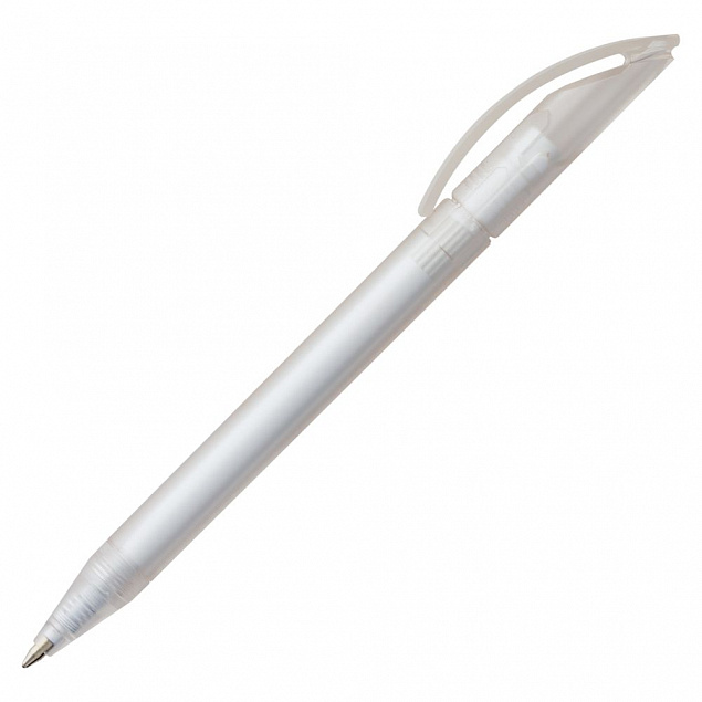 Ручка шариковая Prodir DS3 TFF, белая с логотипом в Балашихе заказать по выгодной цене в кибермаркете AvroraStore