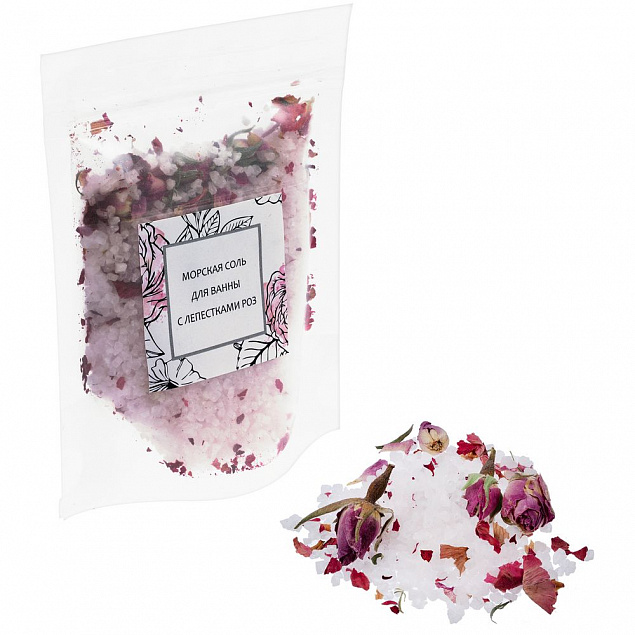 Соль для ванны Feeria, с розой с логотипом в Балашихе заказать по выгодной цене в кибермаркете AvroraStore