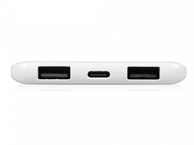 Портативное зарядное устройство «Blank» с USB Type-C, 5000 mAh с логотипом в Балашихе заказать по выгодной цене в кибермаркете AvroraStore