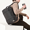 Бизнес рюкзак Taller  с USB разъемом, черный с логотипом в Балашихе заказать по выгодной цене в кибермаркете AvroraStore