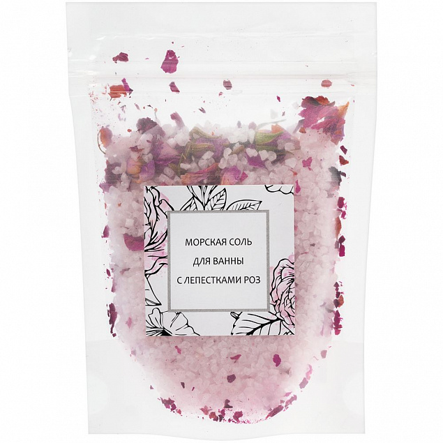 Соль для ванны Feeria, с розой с логотипом в Балашихе заказать по выгодной цене в кибермаркете AvroraStore