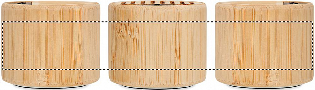 Круглый бамбуковый беспроводной с логотипом в Балашихе заказать по выгодной цене в кибермаркете AvroraStore
