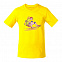 Футболка детская Skateboard, желтая с логотипом в Балашихе заказать по выгодной цене в кибермаркете AvroraStore
